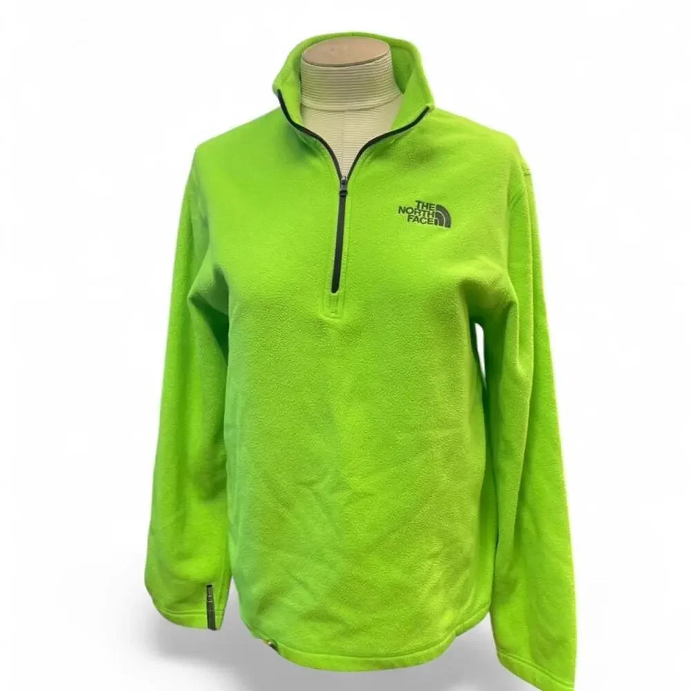 The north face green fleece